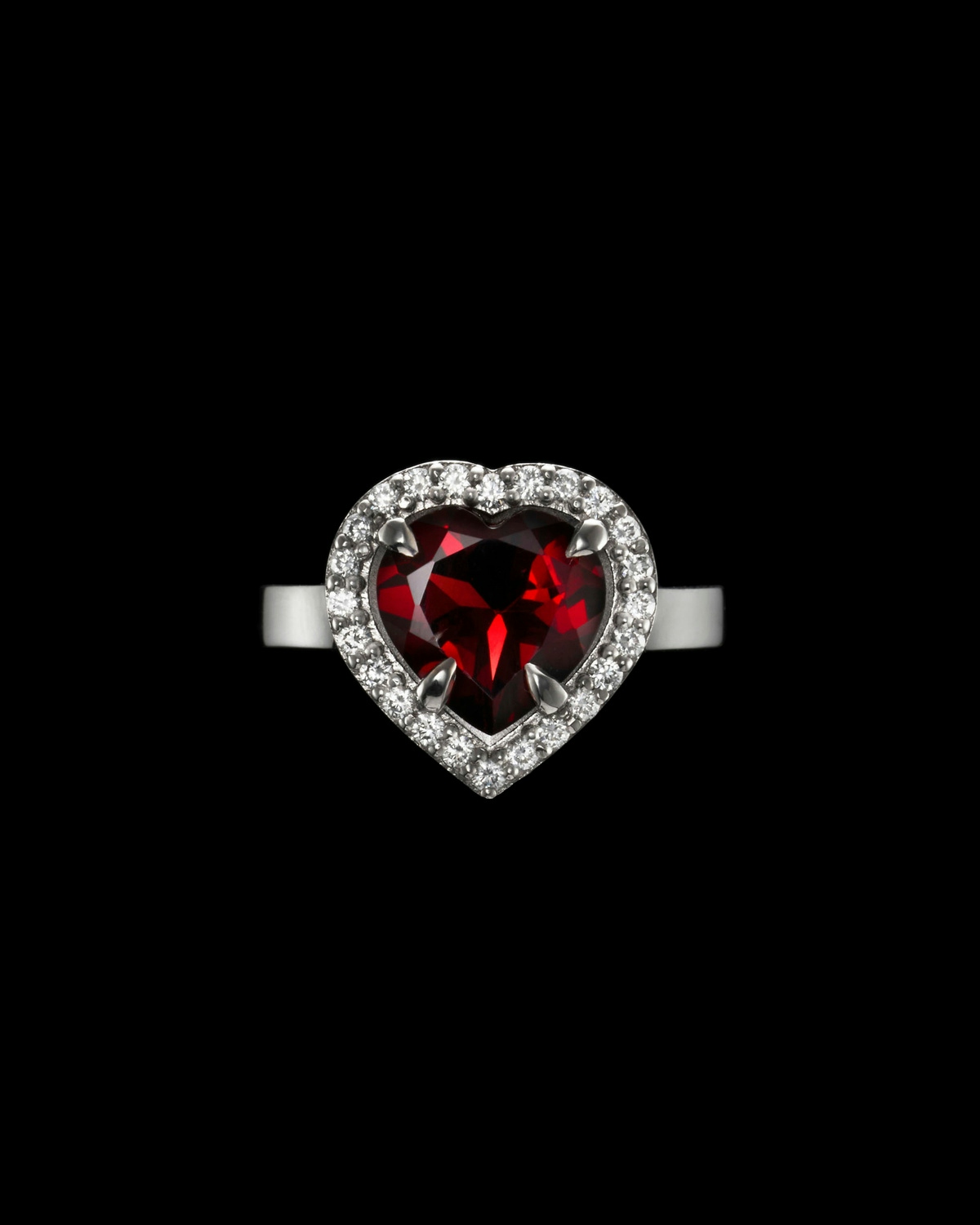 Halo Heart Ring-image-0