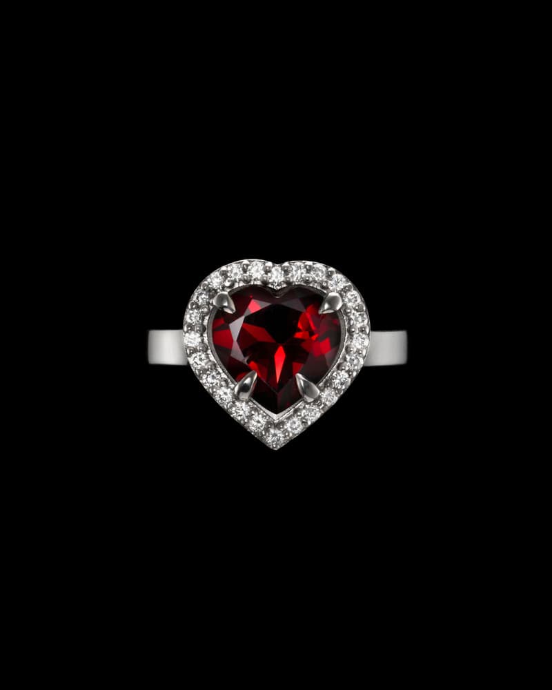 18K White Gold - Various stones