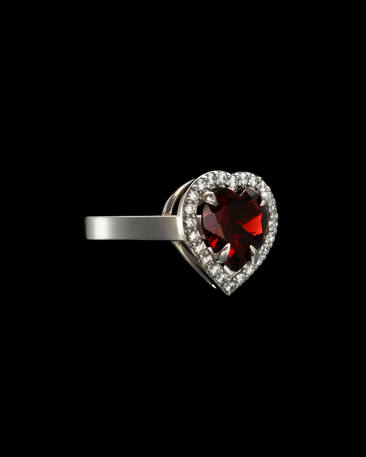 Halo Heart Ring-image-2