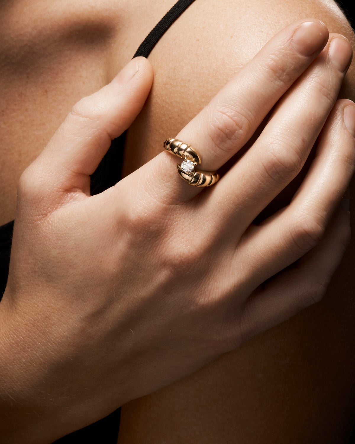 Claw Stone Diamond Ring-image-4