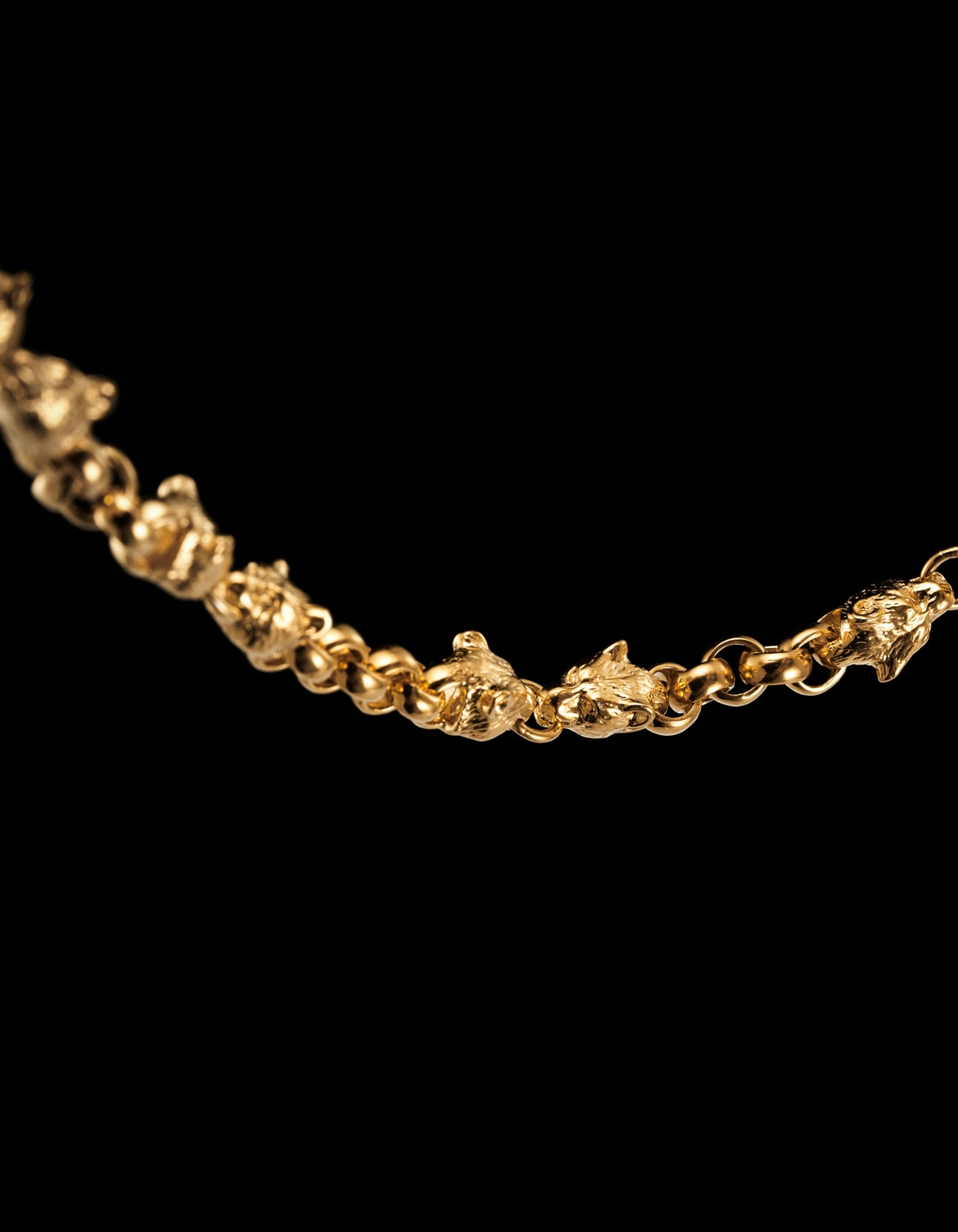 Lynx Chain Necklace-image-1