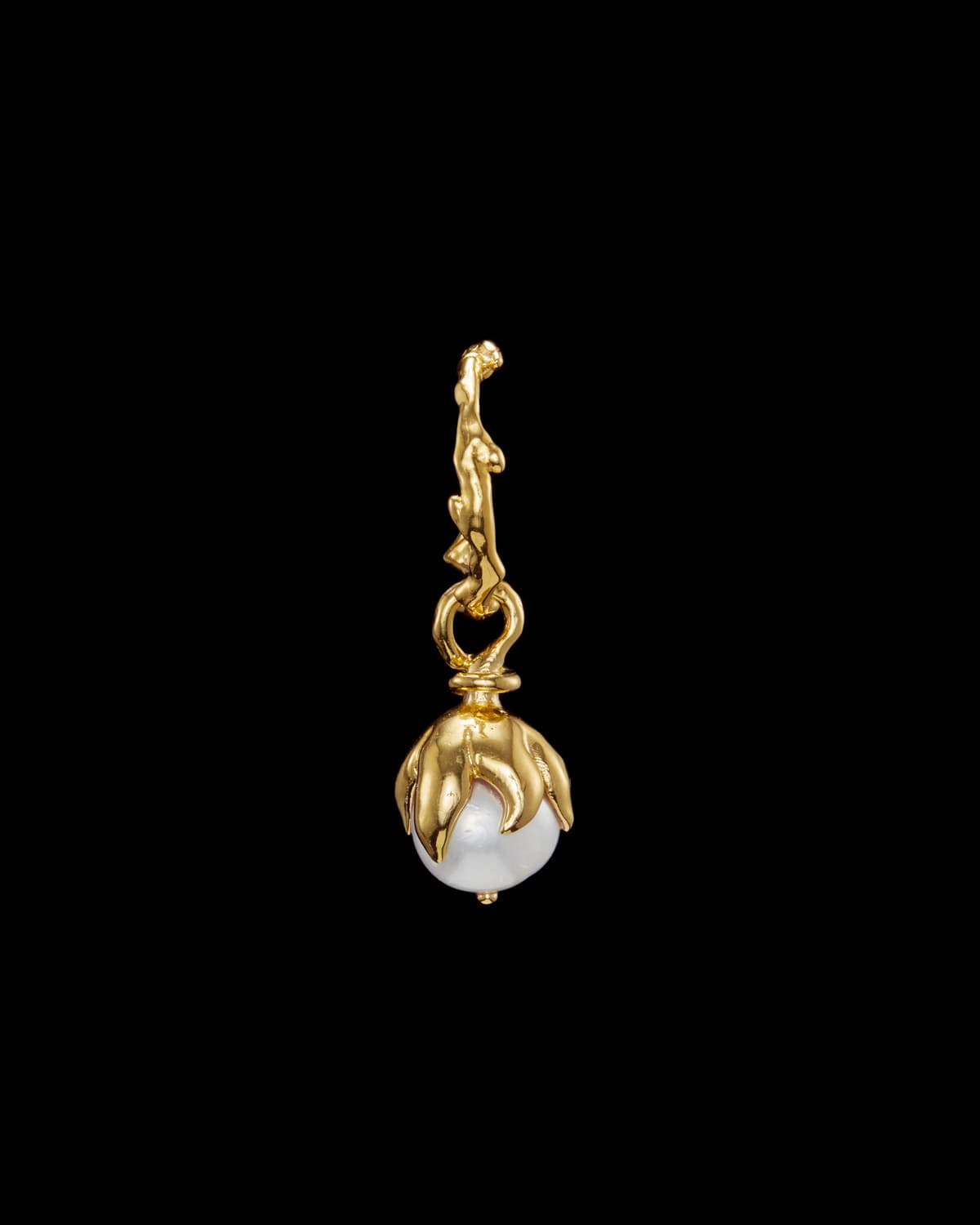 Bud Hoop Earring