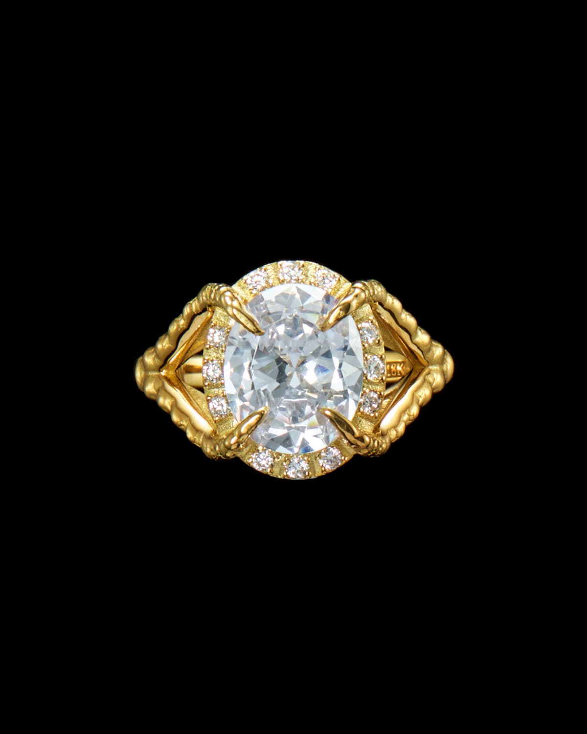 Dragon Halo Ring 3.0ct