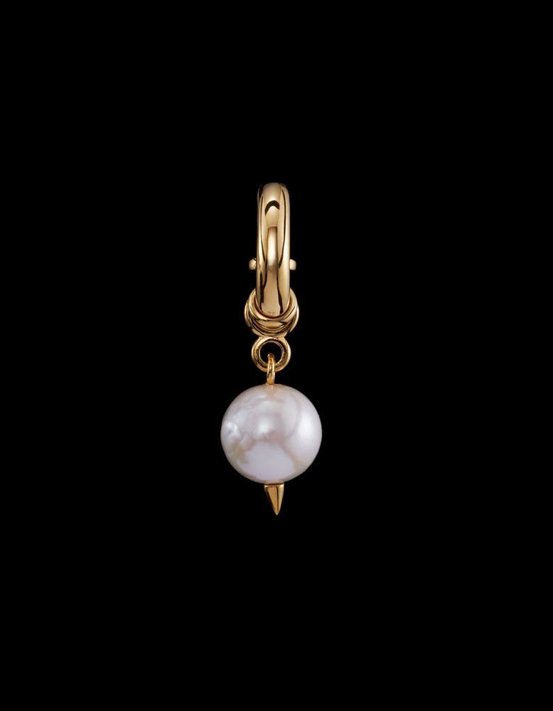 Gold-plated Silver Freshwater Pearl