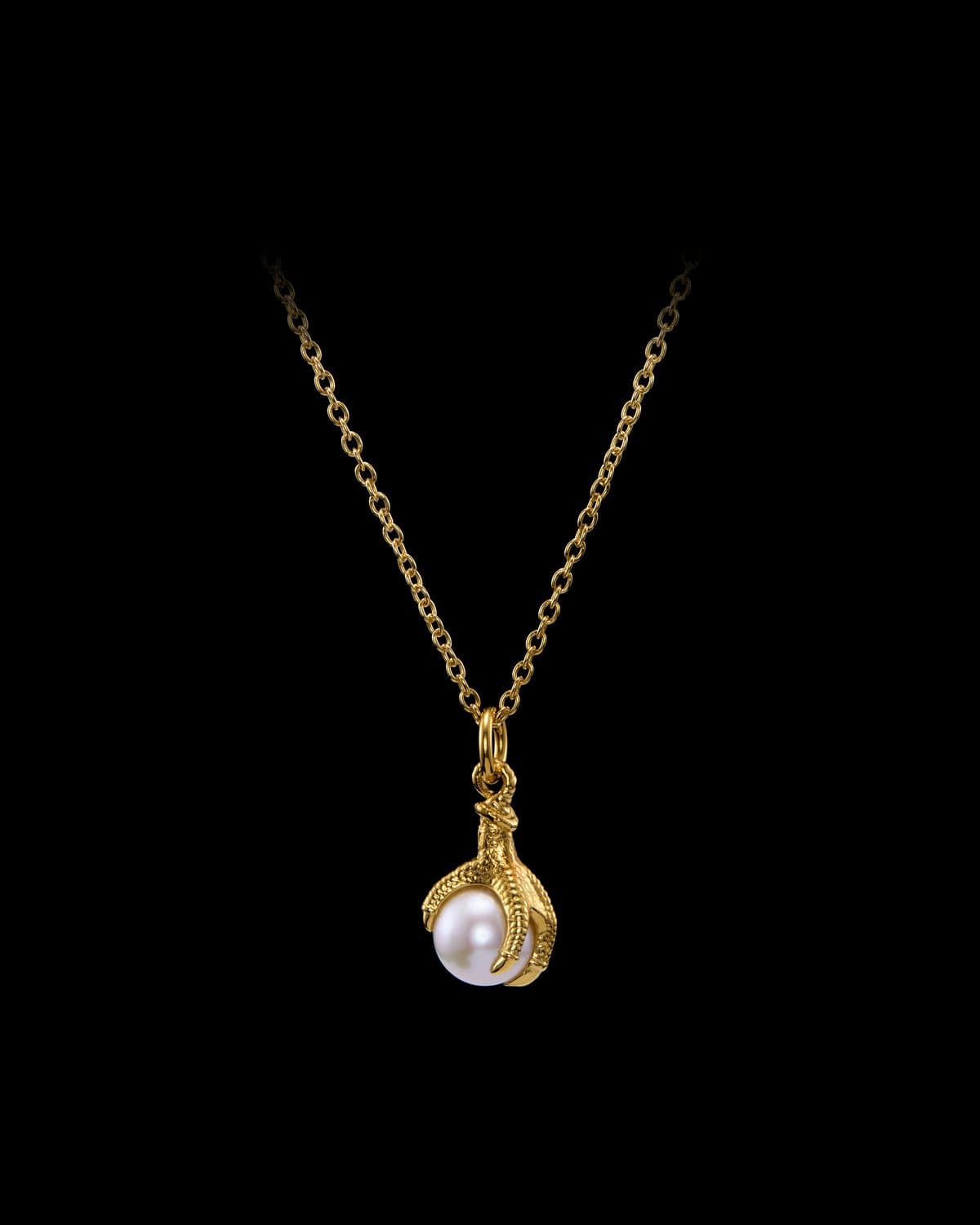 Claw Pearl Necklace