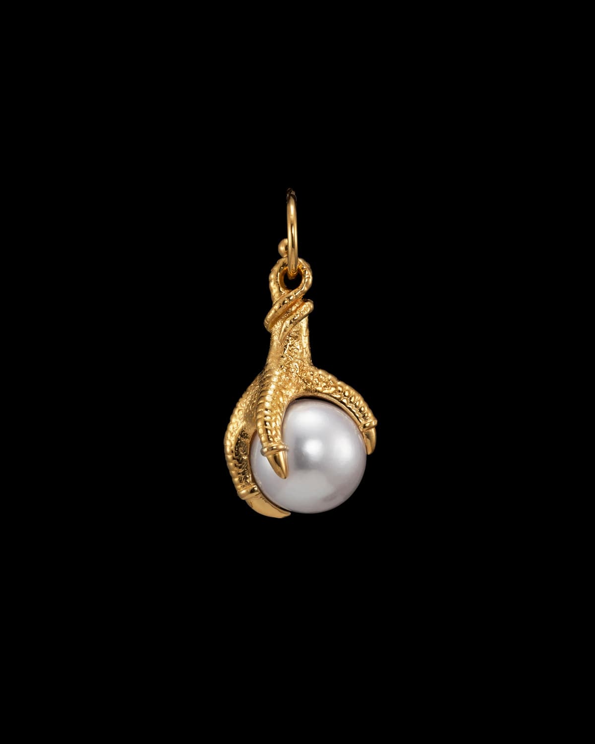 Big Claw Pearl Earring