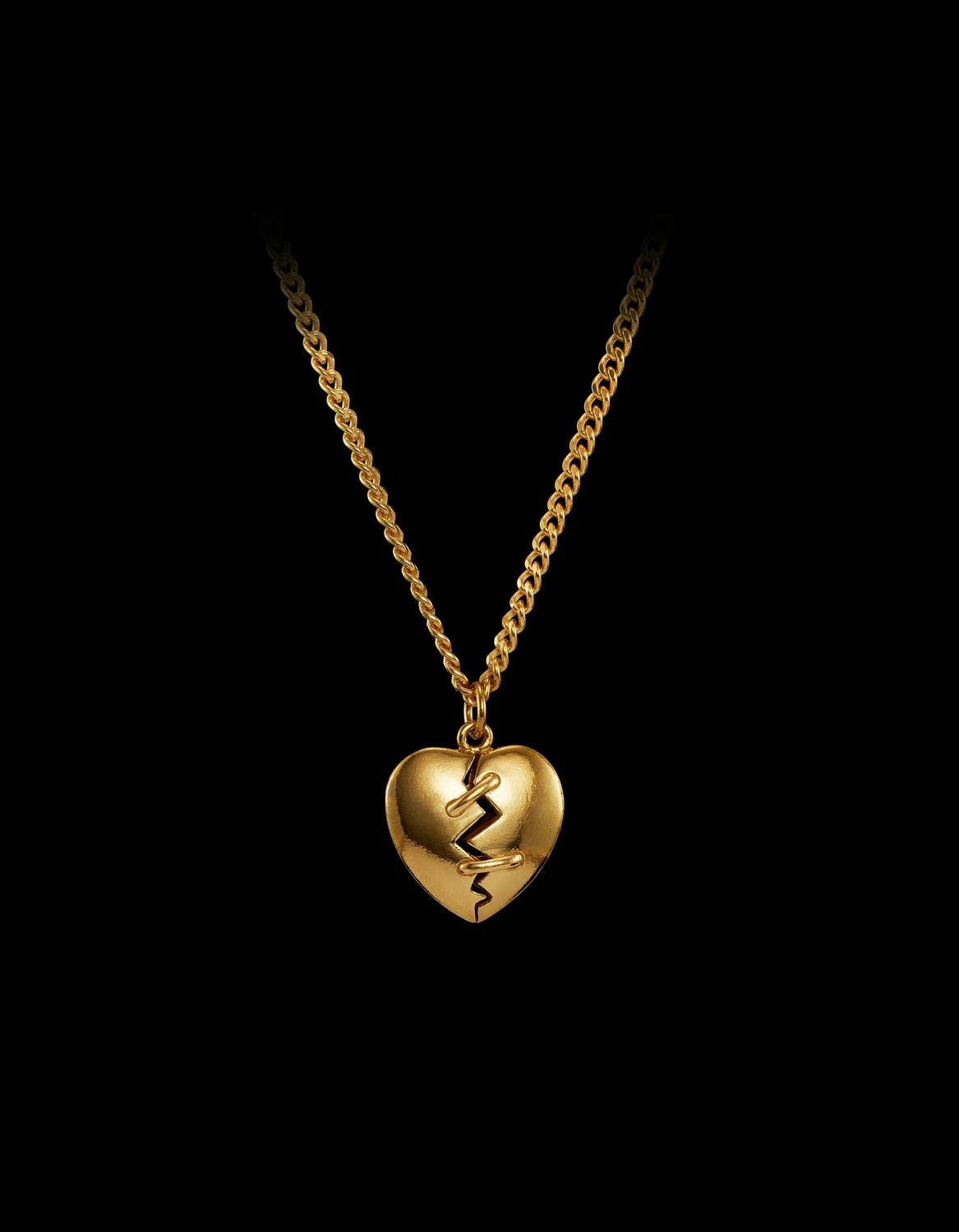 Stitched Heart Necklace-image-0